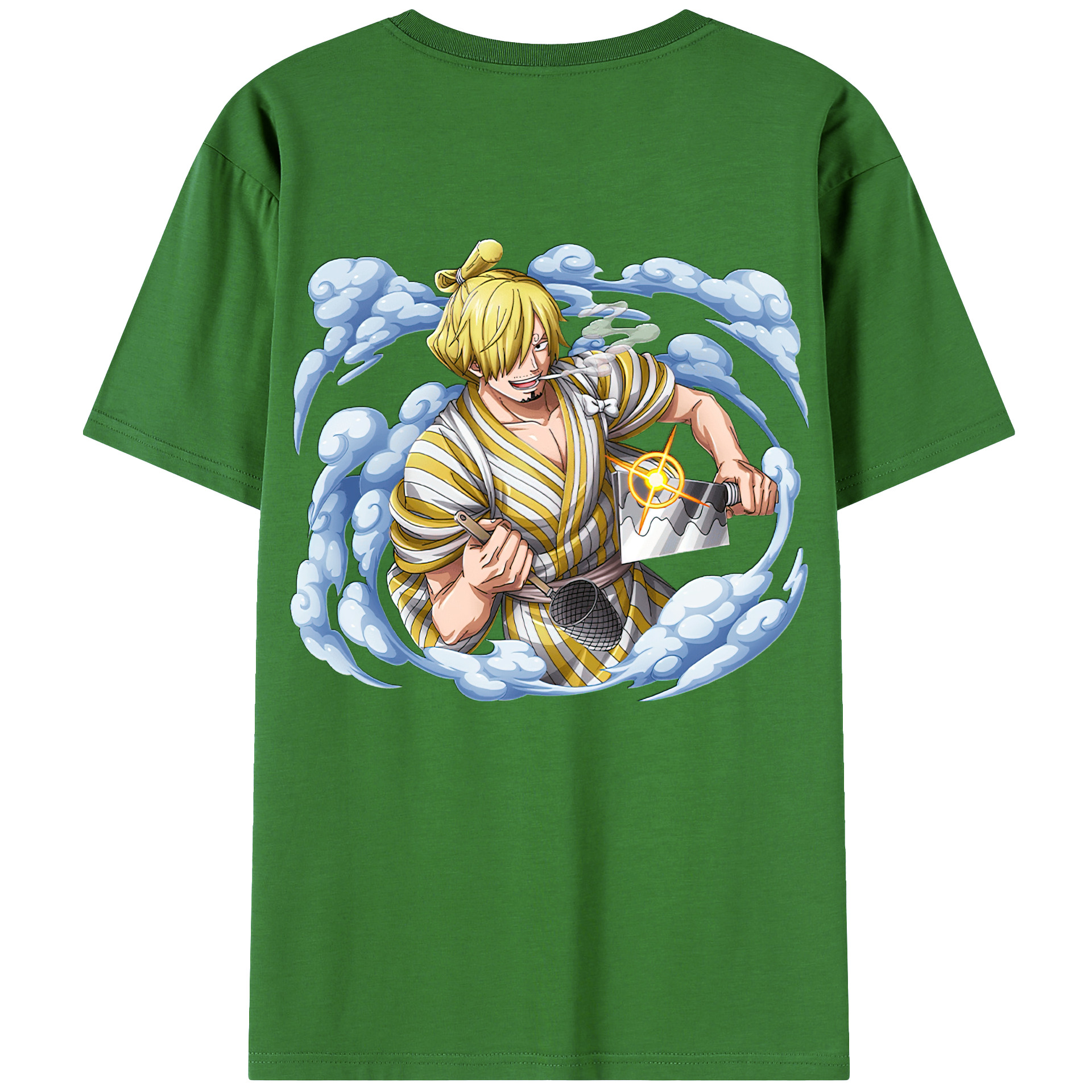 （画像用） ワンピース サンジ ONE PIECE Sanji レディース半袖Tシャツ(バックプリント)